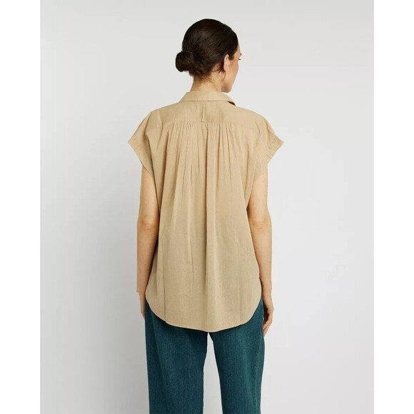 Nili Lotan Normandy Shirt Tunic Top Oversized Cotton Kimono Formal XL NEW 283768 - Picture 4 of 8